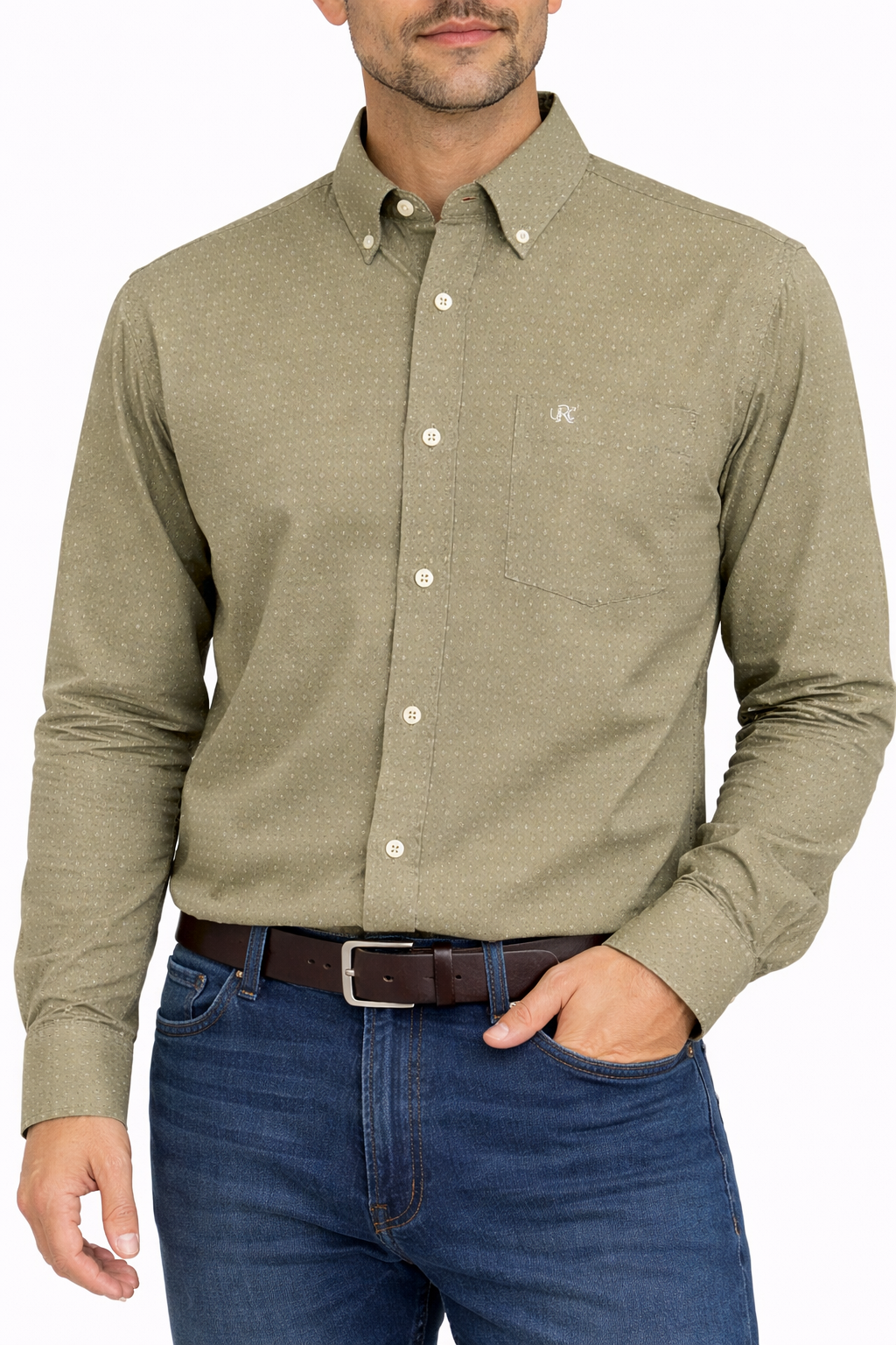 Camisa University Club Verde Oliva