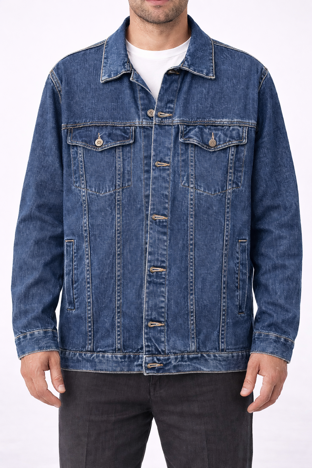 Chaqueta de Mezclilla Billardi Azul