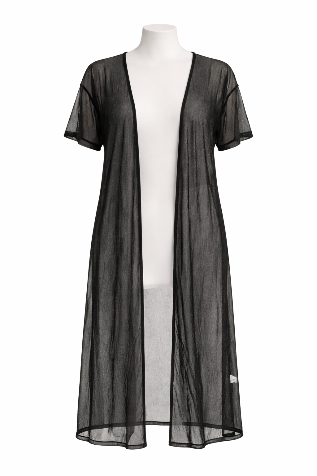 Kimono transparente negro – Talla M - Imagen 4